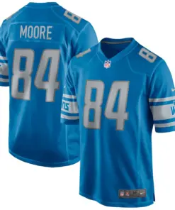 Alternative view of Herman Moore Detroit Lions Nike Game Retired Player Jersey - Royal Blue