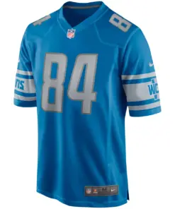 Herman Moore Detroit Lions Nike Game Retired Player Jersey - Royal Blue - Image 3