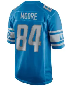 Herman Moore Detroit Lions Nike Game Retired Player Jersey - Royal Blue - Image 4