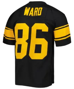 Hines Ward Pittsburgh Steelers Mitchell & Ness 2008 Alternate Legacy Replica Jersey - Black - Image 4