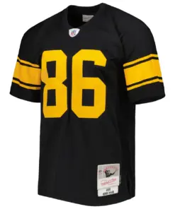 Hines Ward Pittsburgh Steelers Mitchell & Ness 2008 Alternate Legacy Replica Jersey - Black - Image 3