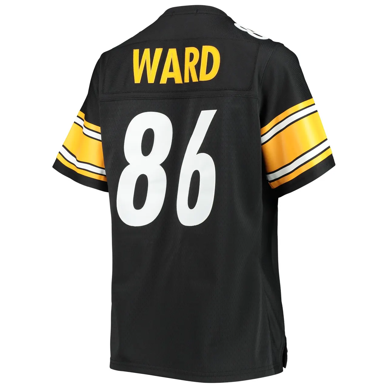 Hines Ward Pittsburgh Steelers Mitchell & Ness Women's Legacy Replica Player Jersey - Black - Image 4
