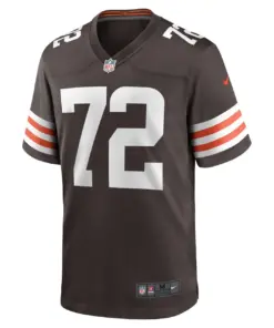 Hjalte Froholdt Cleveland Browns Nike Game Player Jersey - Brown - Image 3
