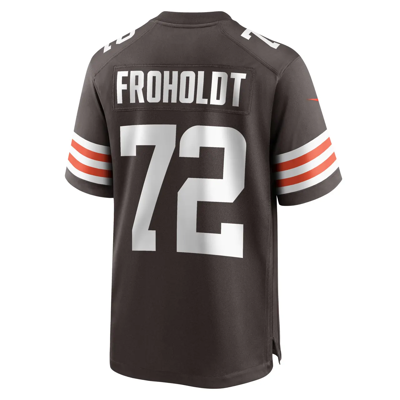 Hjalte Froholdt Cleveland Browns Nike Game Player Jersey - Brown - Image 4