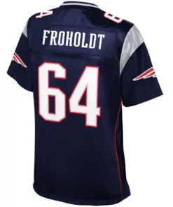 Hjalte Froholdt New England Patriots NFL Pro Line Women's Player Jersey - Navy - Image 3