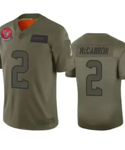 AJ McCarron Houston Texans Nike 2019 Salute to Service Limited Jersey - Olive