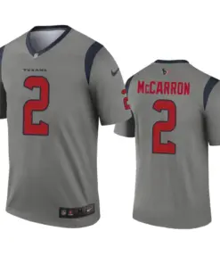 AJ McCarron Houston Texans Nike Inverted Legend Jersey - Grey