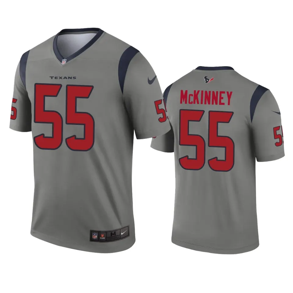 Benardrick McKinney Houston Texans Nike Inverted Legend Jersey - Grey