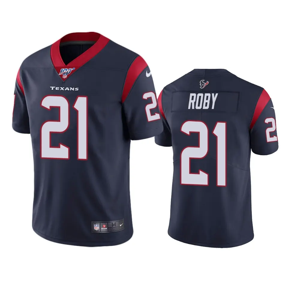 Bradley Roby Houston Texans Nike 100th Season Vapor Limited Jersey - Navy