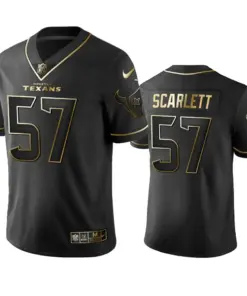 Brennan Scarlett Houston Texans Nike 2019 Golden Edition Vapor Untouchable Limited Jersey - Black