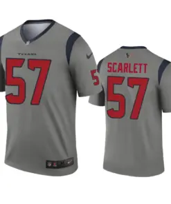 Brennan Scarlett Houston Texans Nike Inverted Legend Jersey - Grey