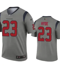 Carlos Hyde Houston Texans Nike Inverted Legend Jersey - Grey