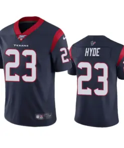 Carlos Hyde Houston Texans Nike 100th Season Vapor Limited Jersey - Navy