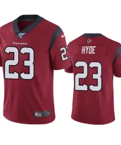 Carlos Hyde Houston Texans Nike 100th Season Vapor Limited Jersey - Maroon