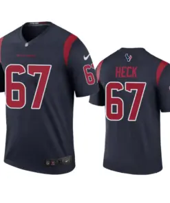 Charlie Heck Houston Texans Nike Color Rush Legend Jersey - Navy