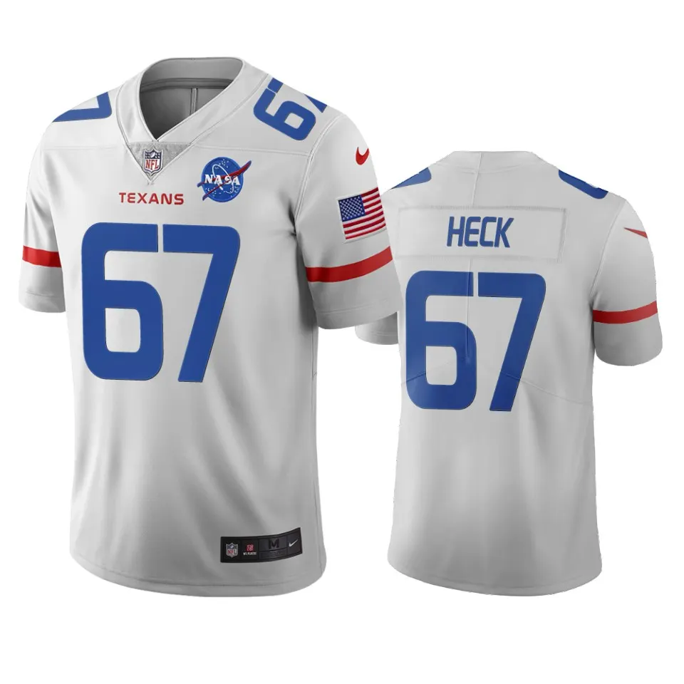 Charlie Heck Houston Texans Nike City Edition Vapor Limited Jersey - White
