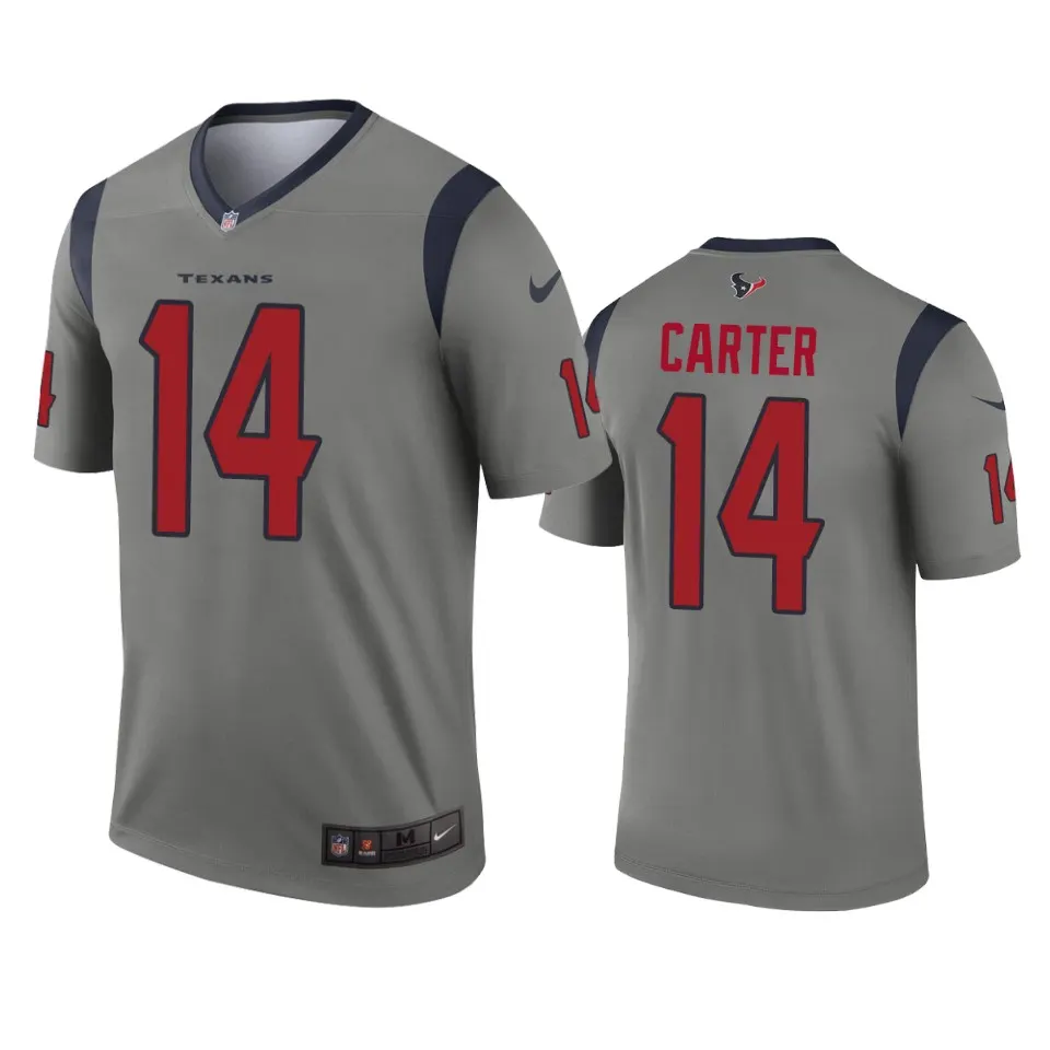 DeAndre Carter Houston Texans Nike Inverted Legend Jersey - Grey