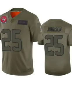 Duke Johnson Houston Texans Nike 2019 Salute to Service Limited Jersey - Olive