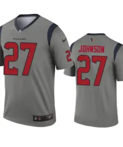 Duke Johnson Houston Texans Nike Inverted Legend Jersey - Grey