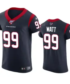 J.J. Watt Houston Texans Nike 100th Season Vapor Elite Jersey - Navy