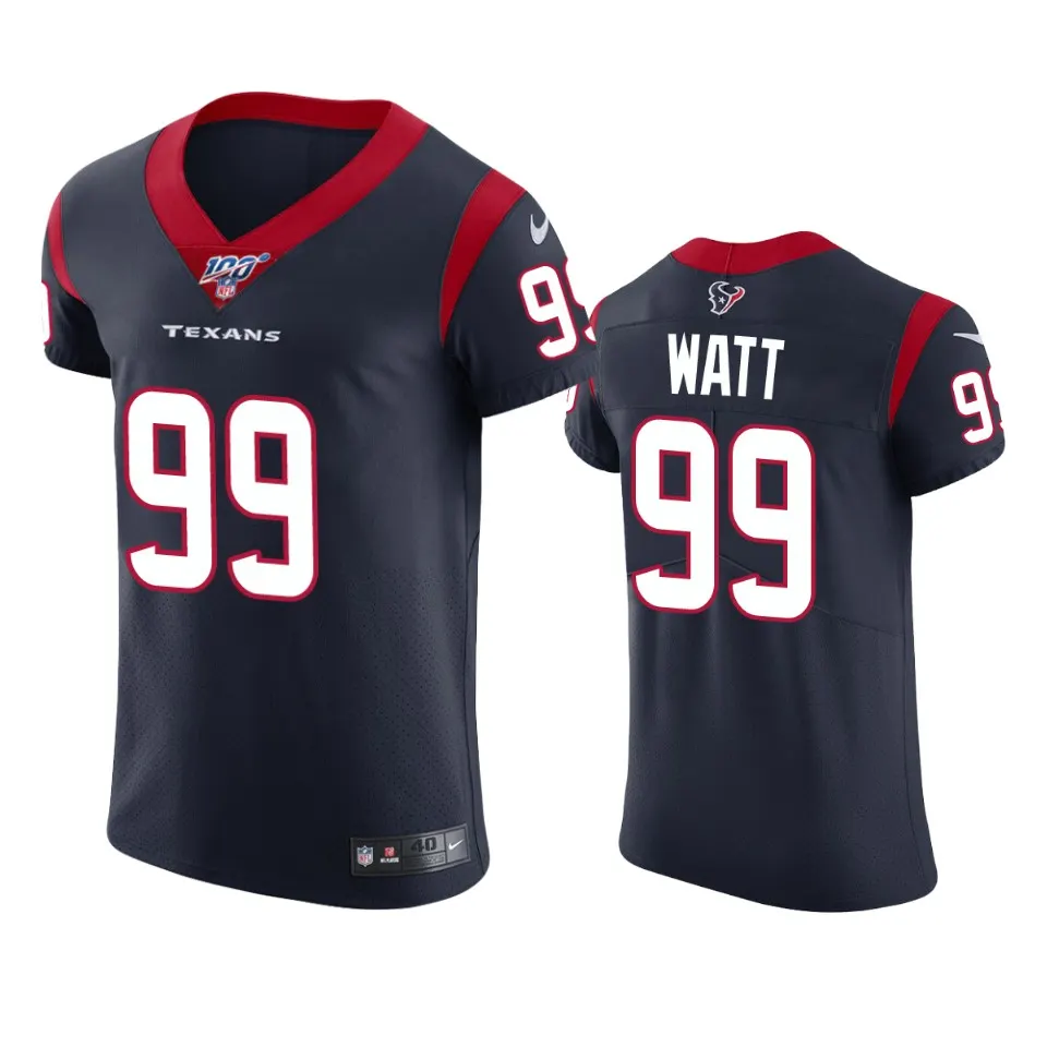J.J. Watt Houston Texans Nike 100th Season Vapor Elite Jersey - Navy