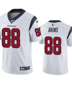 Jordan Akins Houston Texans Nike 100th Season Vapor Limited Jersey - White
