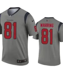 Kahale Warring Houston Texans Nike Inverted Legend Jersey - Gray