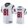 Kahale Warring Houston Texans Nike Vapor Limited Jersey - White