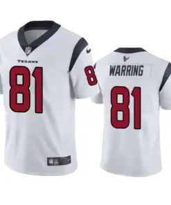 Kahale Warring Houston Texans Nike Vapor Limited Jersey - White
