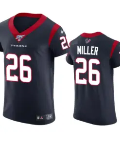 Lamar Miller Houston Texans Nike 100th Season Vapor Elite Jersey - Navy