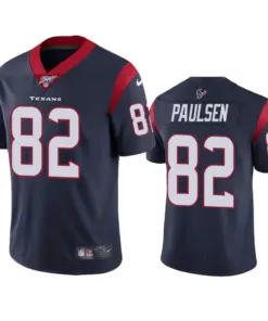 Logan Paulsen Houston Texans Nike 100th Season Vapor Limited Jersey - Navy