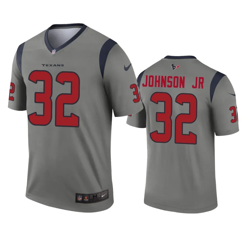 Lonnie Johnson Jr. Houston Texans Nike Inverted Legend Jersey - Gray
