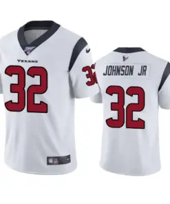 Lonnie Johnson Jr. Houston Texans Nike 100th Season Vapor Limited Jersey - White