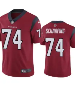 Max Scharping Houston Texans Nike Vapor Limited Jersey - Red