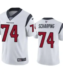 Max Scharping Houston Texans Nike 100th Season Vapor Limited Jersey - White