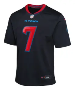 Alternative view of C.J. Stroud Houston Texans Nike Youth Alternate Secondary Game Jersey - Navy
