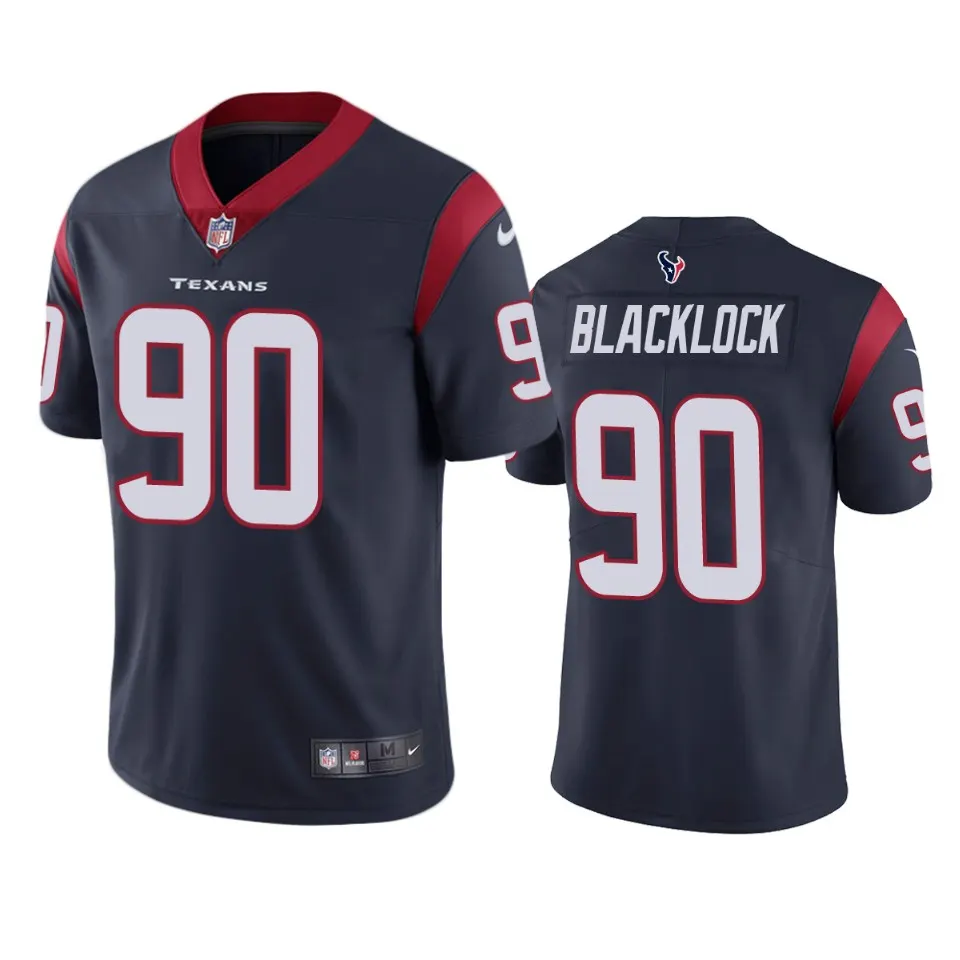 Ross Blacklock Houston Texans Nike Vapor Limited Jersey - Navy