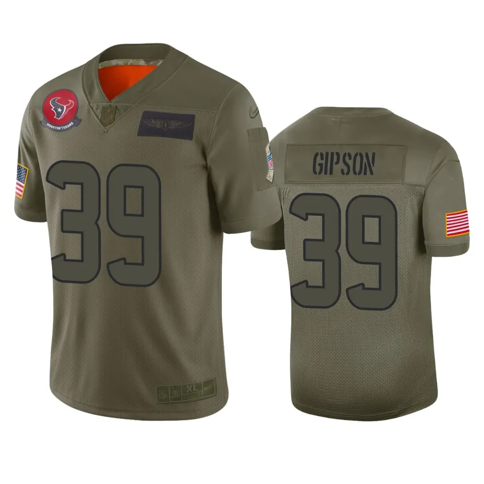 Tashaun Gipson Houston Texans Nike 2019 Salute to Service Limited Jersey - Camo