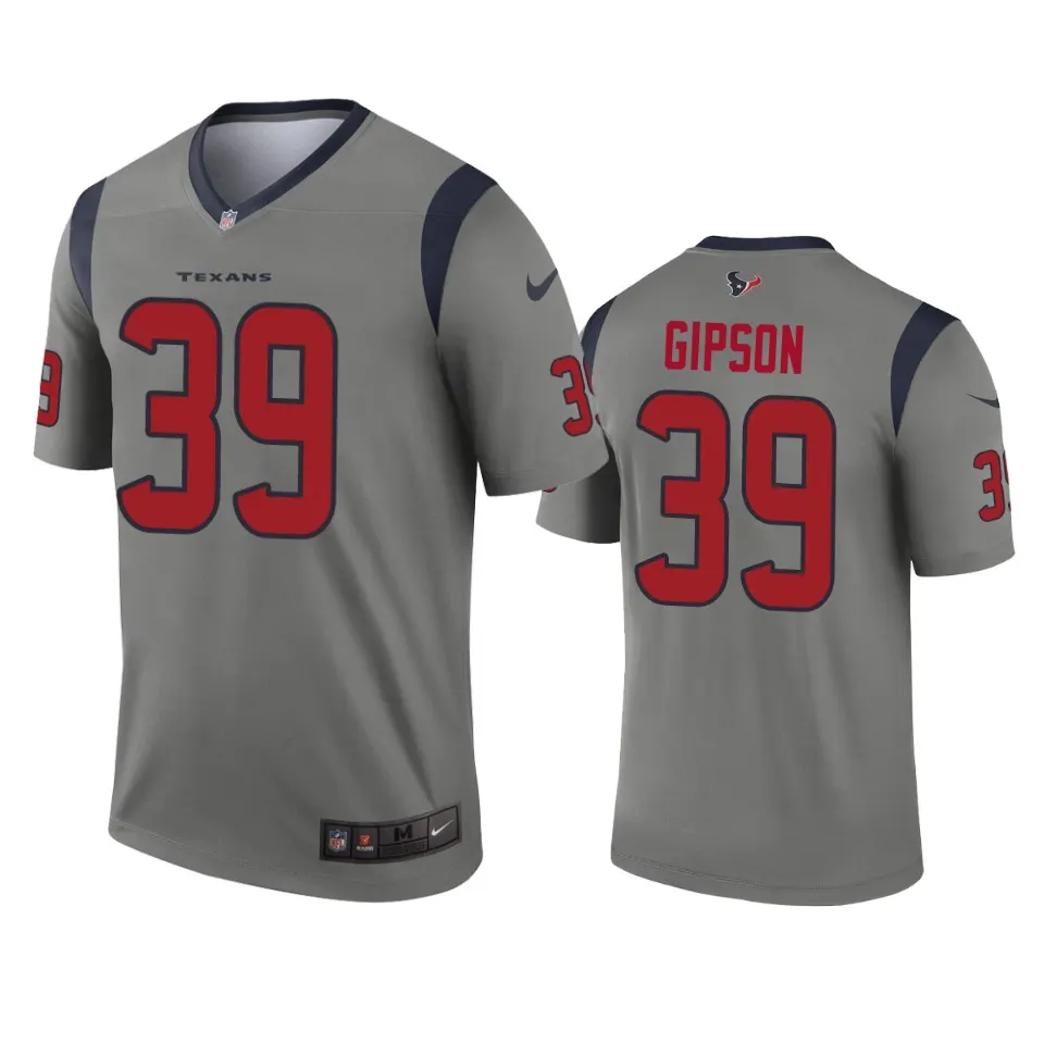 Tashaun Gipson Houston Texans Nike Inverted Legend Jersey - Gray