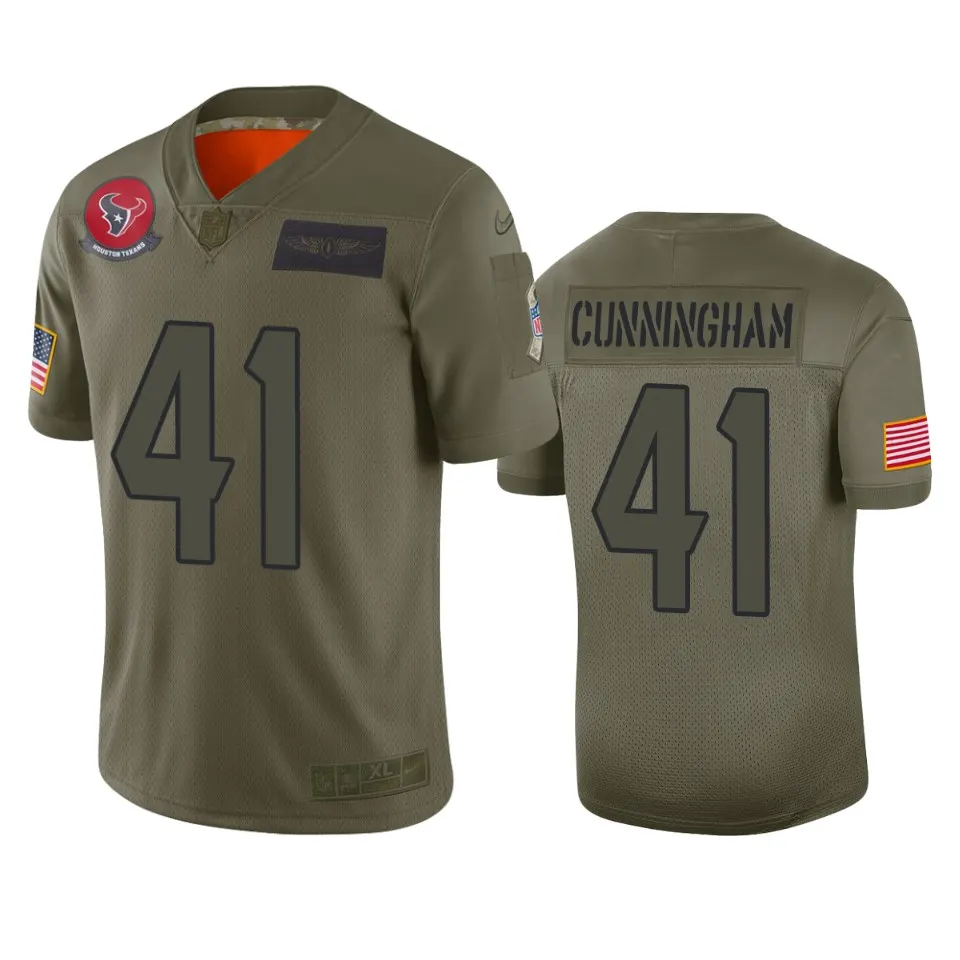Zach Cunningham Houston Texans Nike 2019 Salute to Service Limited Jersey - Olive