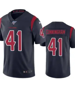 Zach Cunningham Houston Texans Nike 100th Season Color Rush Jersey - Navy
