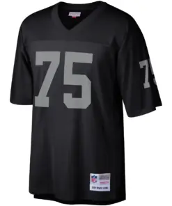 Howie Long Las Vegas Raiders Mitchell & Ness Legacy Replica Jersey - Black - Image 3