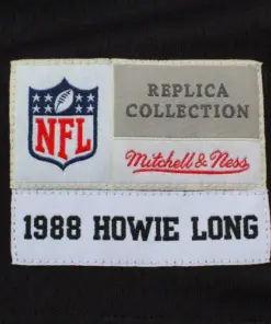 Howie Long Las Vegas Raiders Mitchell & Ness Retired Player Legacy Replica Jersey - Black - Image 6