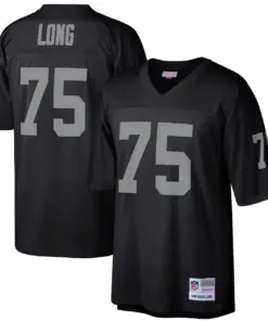 Alternative view of Howie Long Las Vegas Raiders Mitchell & Ness Retired Player Legacy Replica Jersey - Black
