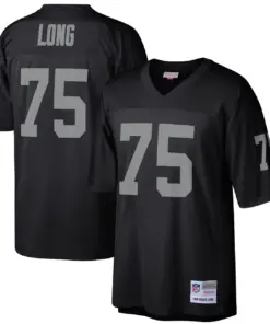 Howie Long Las Vegas Raiders Mitchell & Ness Retired Player Legacy Replica Jersey - Black