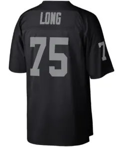 Howie Long Las Vegas Raiders Mitchell & Ness Retired Player Legacy Replica Jersey - Black - Image 4