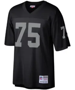 Howie Long Las Vegas Raiders Mitchell & Ness Retired Player Legacy Replica Jersey - Black - Image 3