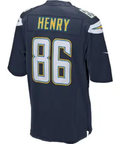 Hunter Henry Los Angeles Chargers Nike Game Jersey - Navy - Image 3
