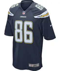 Alternative view of Hunter Henry Los Angeles Chargers Nike Game Jersey - Navy