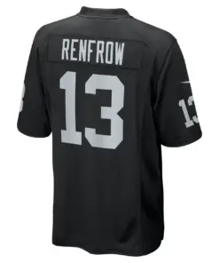 Hunter Renfrow Las Vegas Raiders Nike Game Jersey - Black - Image 4